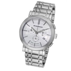BURBERRY BU1372 HERITAGE STAINLESS STEEL WATCH